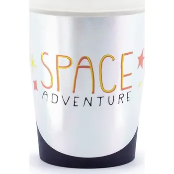 Party nádobí Papírové kelímky vesmír 200 ml 6 ks