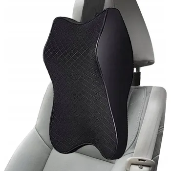 Polštář Polštář do auta černý s paměťovou pěnou 36x28 cm