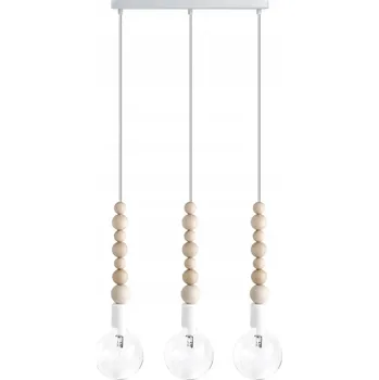 Lišta Loft Sfarer 3L bílá závěsná lampa KOLOROWE KABLE