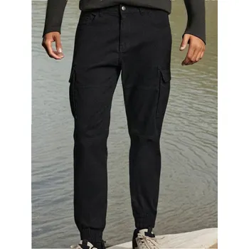 Pánské kalhoty Sinsay - Kalhoty cargo - černá - 163EV-99X - 163EV-99X-28