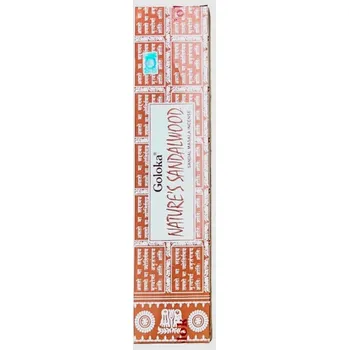 Čajovna Indické vonné tyčinky Goloka Nature's Sandalwood 16g