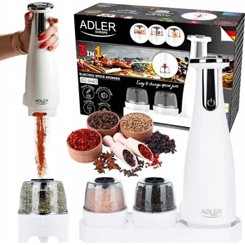 Kuchyňský mlýnek Mlýnek na koření na USB, 3v1 Adler AD 4449w