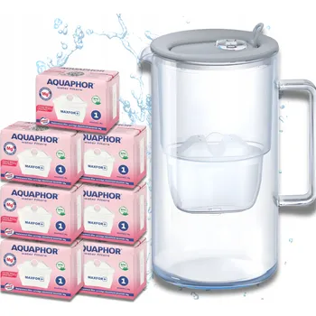 Filtrace vody Filtrační konvice Aquaphor Glass 2,5 l stříbrná/šedá