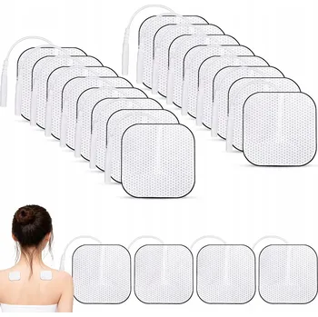 Gelové elektrody TENS EMS 5x5 cm náhradní podložky pro elektrostimulátor 40 ks