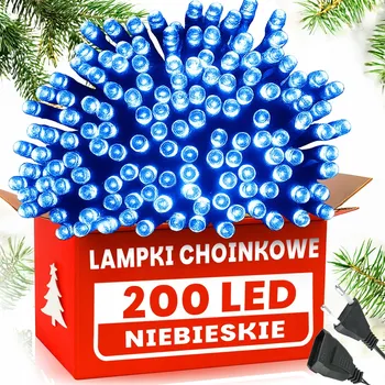 Vánoční dekorace Vánoční osvětlení na stromeček DoChoinki pro vnitřní i venkovní použití 12,7 m 101 - 200 světýlek