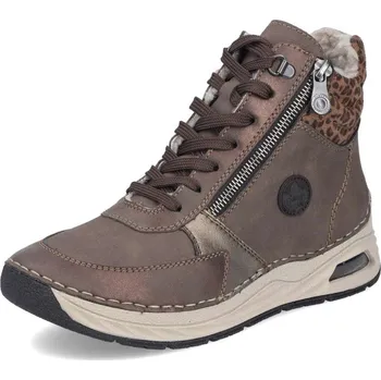 Dámské kozačky Dámská kotníková obuv RIEKER 44565-25 hnědá W5 37