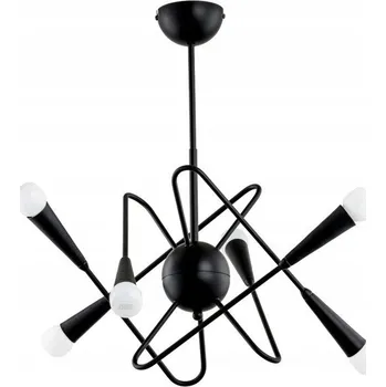 Moderní stropní svítidlo černé lustr Alfa APPER 6 x E14