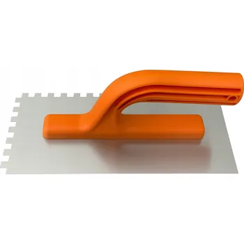 Zednické hladítko HLADÍTKO ZEDNICKÉ NEREZOVÉ 270X125MM, OKO 6X6MM, ORANŽOVÉ