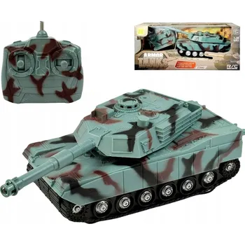 autíčko Velký dálkově ovládaný tank s ovladačem + zvuky