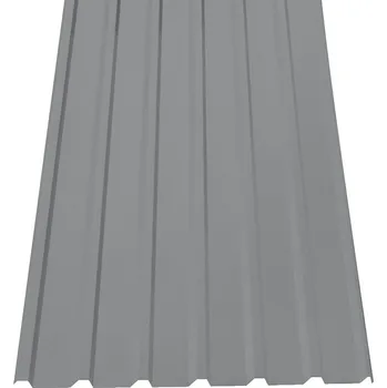 Plech Satjam Trapezový plech SAT 18 NP polyester 0,5 světle šedá RAL7035