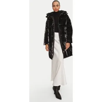 Elisabetta Franchi Zimní bunda PI-79Z-46E2-V650 Černá Regular Fit 40