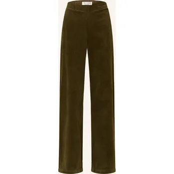 Dámské kalhoty Marc O'polo Dámské Manšestrové Kalhoty, olivová, 38