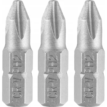 Bit Bity PH2 x 25 mm, 3 ks , GRAPHITE 56T542