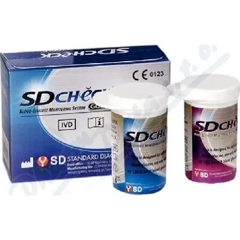 Testovací proužek do glukometru Proužky diagnostické SD-Check Gold 2x25ks