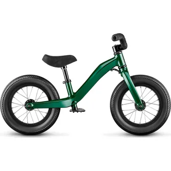 Odrážedlo MOUSTACHE Mercredi 12 Green Glossy (Odrážedlo MOUSTACHE Mercredi 12 je ideálním prvním kolem pro nejmenší cyklisty. Lehký hliníkový rám, ergonomická opěrka nohou a bezpečná geometrie pomáhají dětem získat jistotu, rozvíjet rovnováhu a přirozeně se připrav