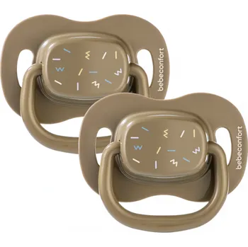 dudlíky Bebeconfort Šidítko silikonové symetrické 2ks 6m+ Green