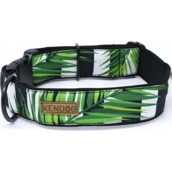 Obojek pro psa KENDOG Obojek s motivem listů Monstera, velikost S, 3 cm, 30-45 cm