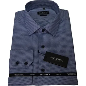 Pánská košile Pánská košile s dlouhým rukávem - střih SLIM - vzor F871 - 47