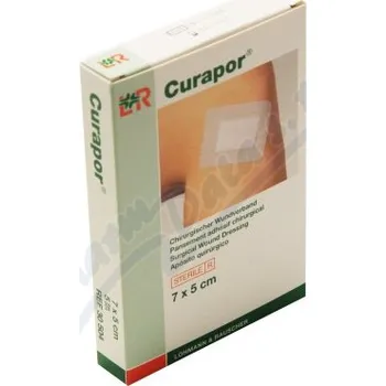 Náplast Náplast Curapor chir.steril.7x5cm 5ks