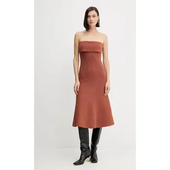 Dámské šaty Šaty Twinset 252TP3410 hnědá 88X, vel. L