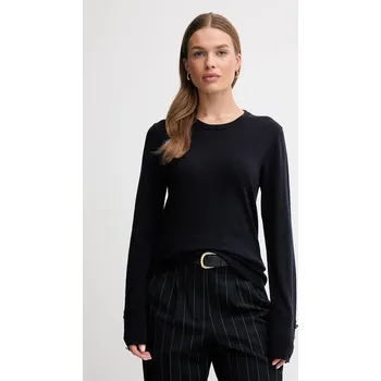 Dámský svetr Vlněný svetr Barbour CARLBY dámský, tmavomodrá barva, LKN1686 59X, vel. 38