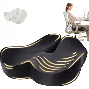 Polštář Ortopedický Polštář Profilovaný Paměťový na Sezení do Křesla Židle Velký