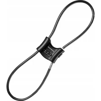 Zámek na kolo Zámek na kolo, proti krádeži, lanko 5,5 mm ROCKBROS 32120011001 černý