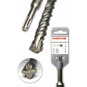 Vrták Vrták betonu WERHE SDS Vrták 6x260 mm