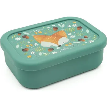 Svačinový box Silikonová krabička na dětskou snídani Liška SASSI