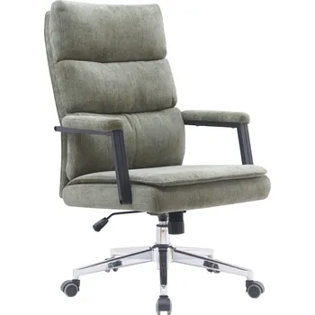 Kancelářské křeslo, zelená/chrom, ZAVIER