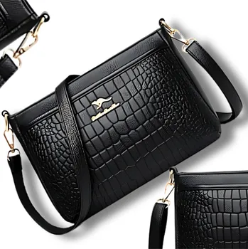 Kabelka EdiBazzar kabelka přes rameno eko kůže černá