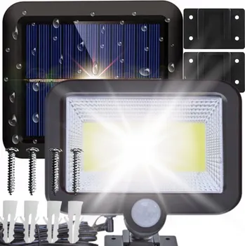 Venkovní osvětlení Solární pouliční lampa 250 W 8000 lm