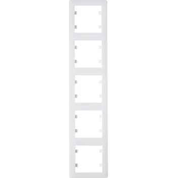Pětidílný Rámeček Hager bílý
