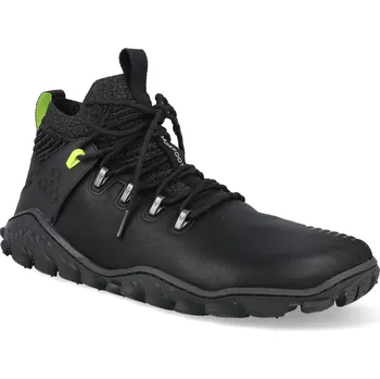 Pánská móda Barefoot pánské outdoorové boty Vivobarefoot - Magna Forest ESC M Obsidian/Lime černé Velikost: 48