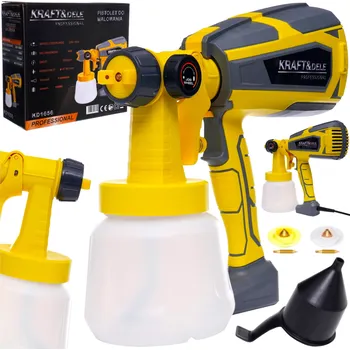 Stříkací pistole ELEKTRICKÁ PISTOLE NA STŘÍKÁNÍ PRO MALOVÁNÍ STĚN A STROPŮ 500W