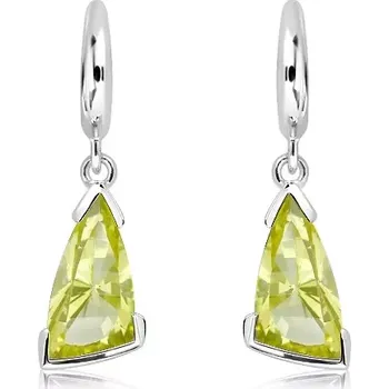 Šperk Myra S Lemon Citrine - stříbrné náušnice s lemon citrínem