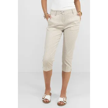 Dámské kalhoty Red Button dámské 3/4 kalhoty Avril se vzorem smetanové Velikost: 40