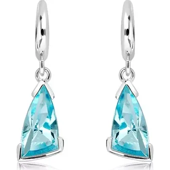 Šperk Myra S Blue Topaz - stříbrné náušnice s modrým topazem