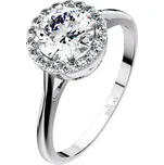 Emily White - honosný prsten z bílého zlata