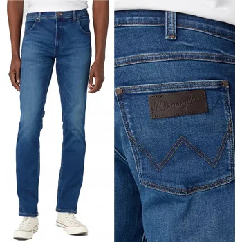 Pánské džíny Wrangler Greensboro pánské džíny rovného střihu velikost 30/34