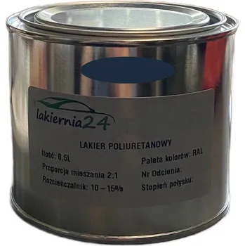 barva na kov Barva Průmyslová polyuretanová barva, polyuretanový lak polomat 0,5l 2:1 RAL 5008