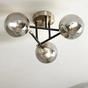 Brilagi - Přisazený lustr MALIVA 3xE14/15W/230V matný chrom/kouřová