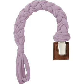 Hi Little One klip na dudlík s copánkem Dusky Lilac