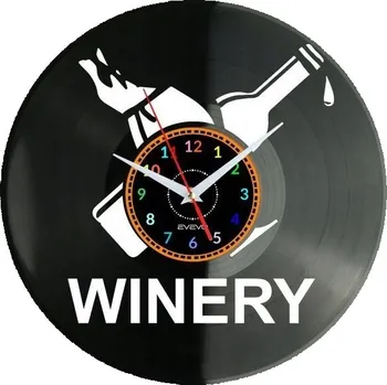 Hodiny Nástěnné hodiny z vinylové desky - moderní dekorace, dárek k narozeninám