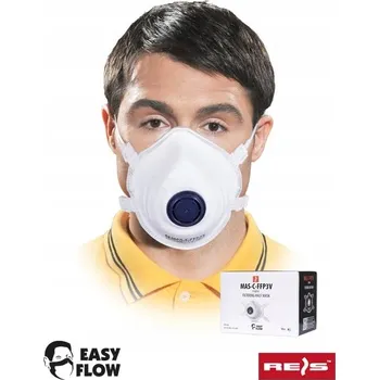 Plynová maska Protiprachová maska Reis MAS-C-FFP3V polomaska