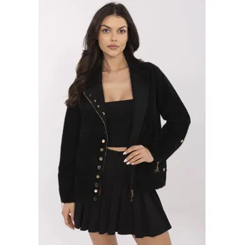 Elegantní černá přechodná bunda MBM-KR-