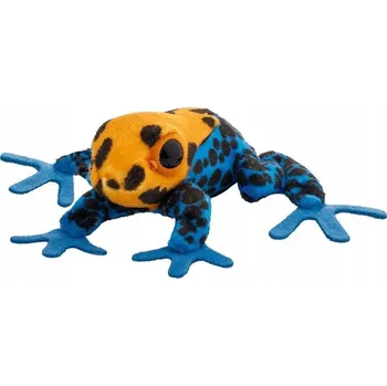 Figurka Plyšová Hračka Žába Listolaz Žlutá Žabka - 10 cm