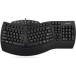 Drátová klávesnice Perixx PERIBOARD-512 Classic Ergonomic, černá