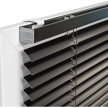 Žaluzie Hliníková žaluzie 25 mm ČERNÁ horizontální hotová na míru 90x220 cm