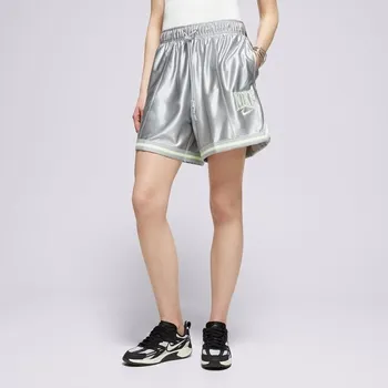 Dámské kraťasy Nike Šortky W Nsw Street 6&quot; Satin Gx Shrt Stříbrná L
